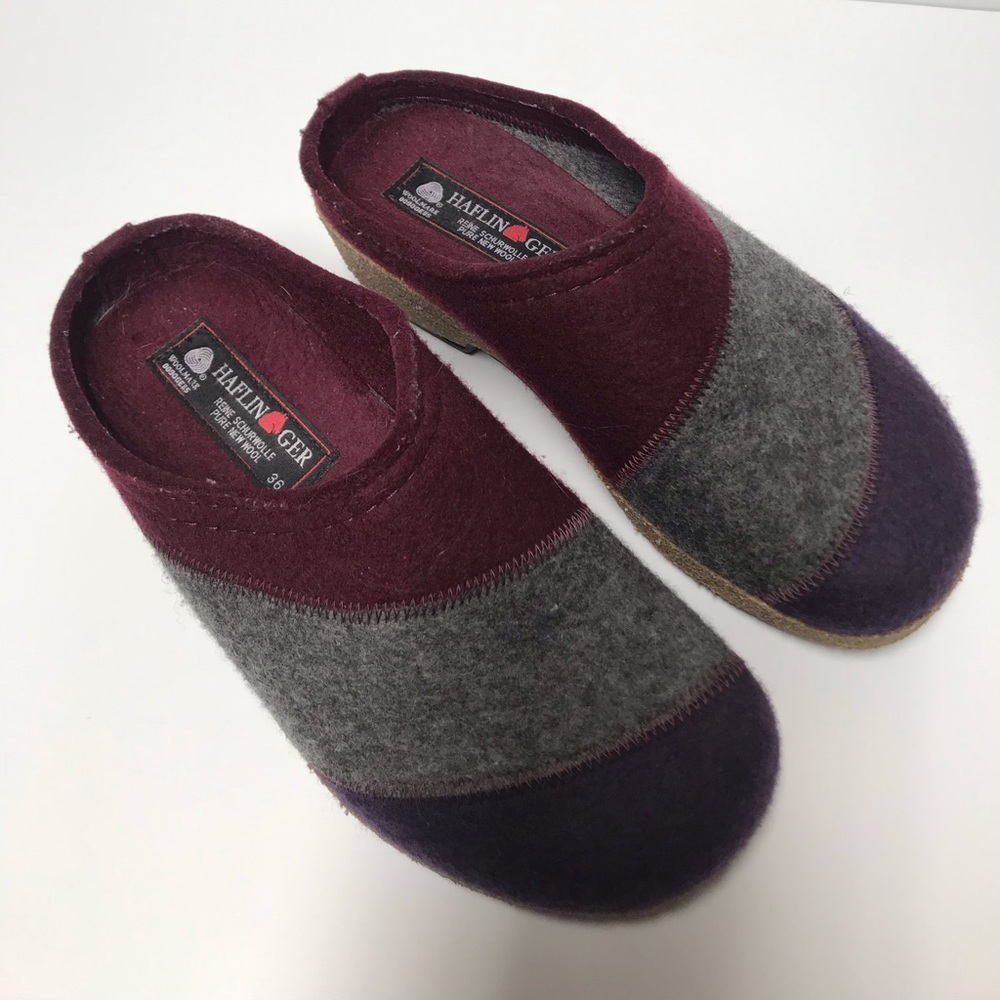 Haflinger Women’s Wool Clog size 36